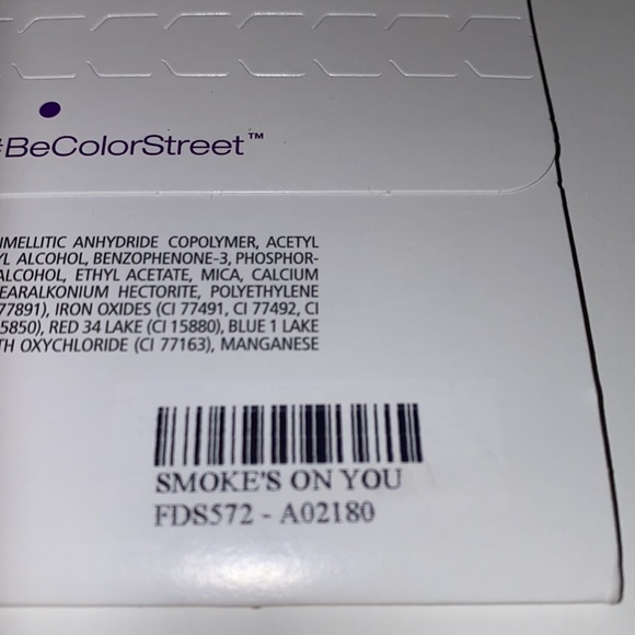 NEW color street purple and black polish strips - Picture 5 of 6